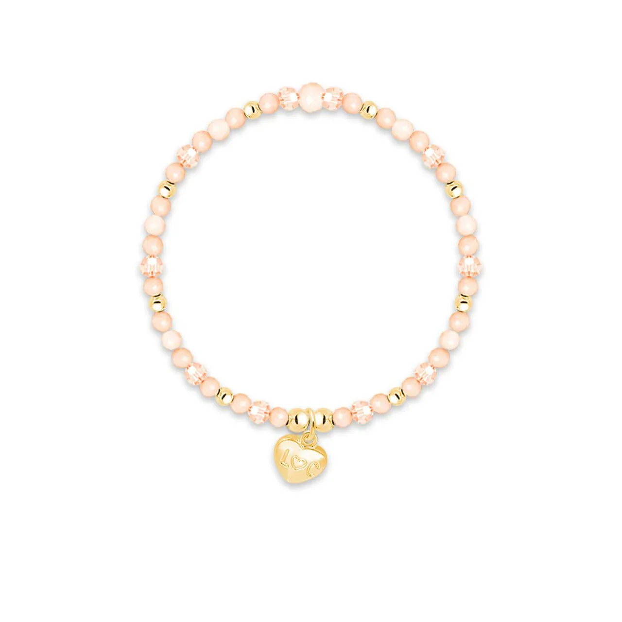 Life Charms Speak Up Affirmation Bracelet – Gold Jewellery - Image 2