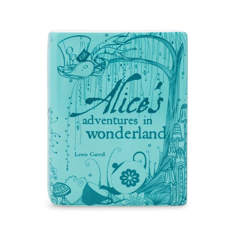 Alice in Wonderland Blue Book Vase - Image 4