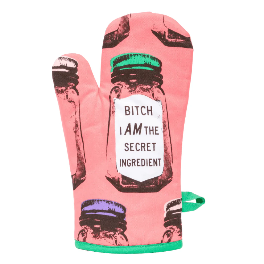 Blue Q Bitch I Am The Secret Ingredient Oven Mitt