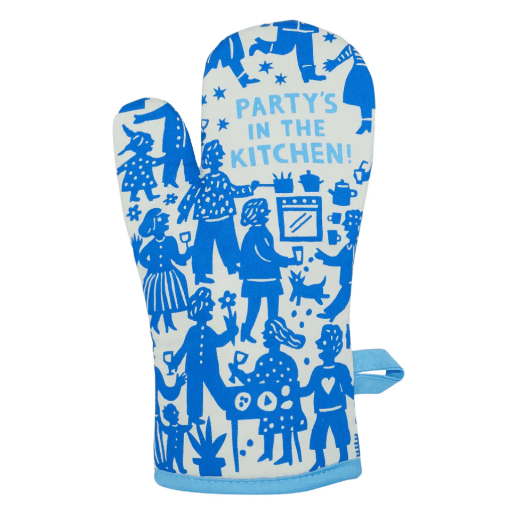 Blue Q Party’s In The Kitchen Oven Mitt