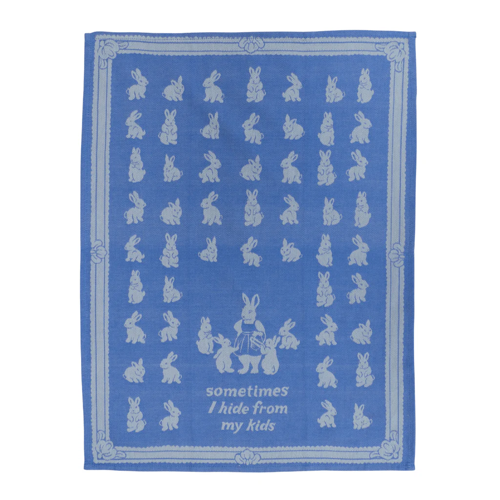 Blue Q Sometimes I Hide From My Kids Tea Towel | Funny Parent Gift - Image 2