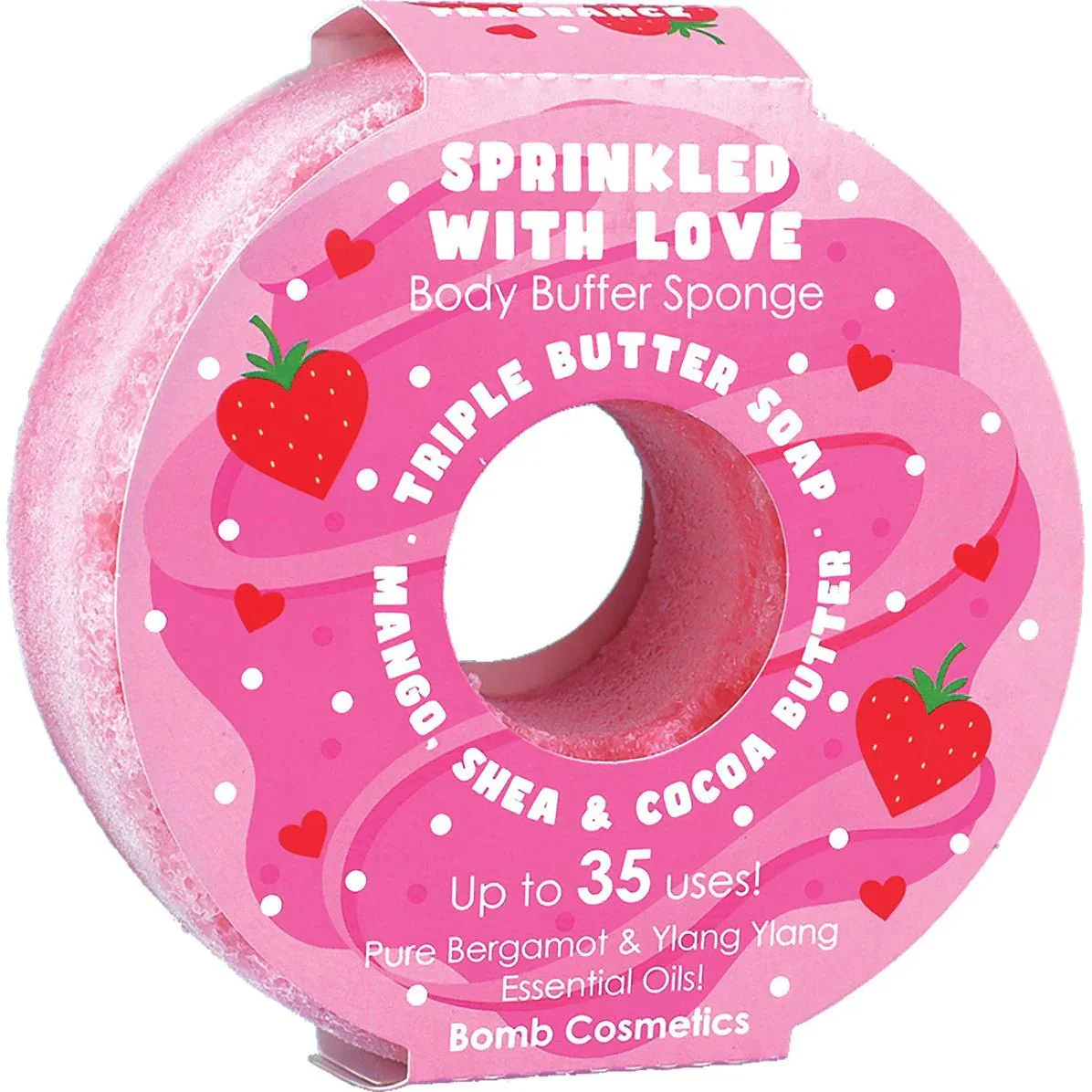 Sprinkled with Love Loofah Body Buffer – Soap Inside Sponge