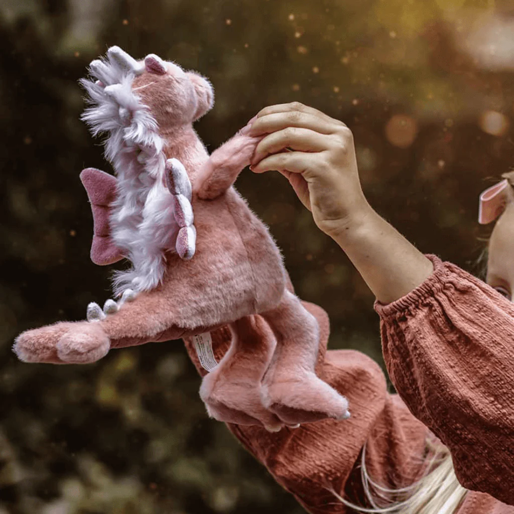 Charlie Bears Bearhouse Hearts Pink Dragon Plush Soft Toy 20cm - Image 6