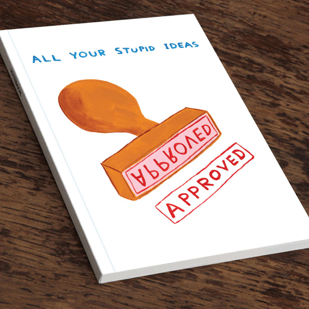 David Shrigley A5 Notebook – All Your Stupid Ideas - Image 2