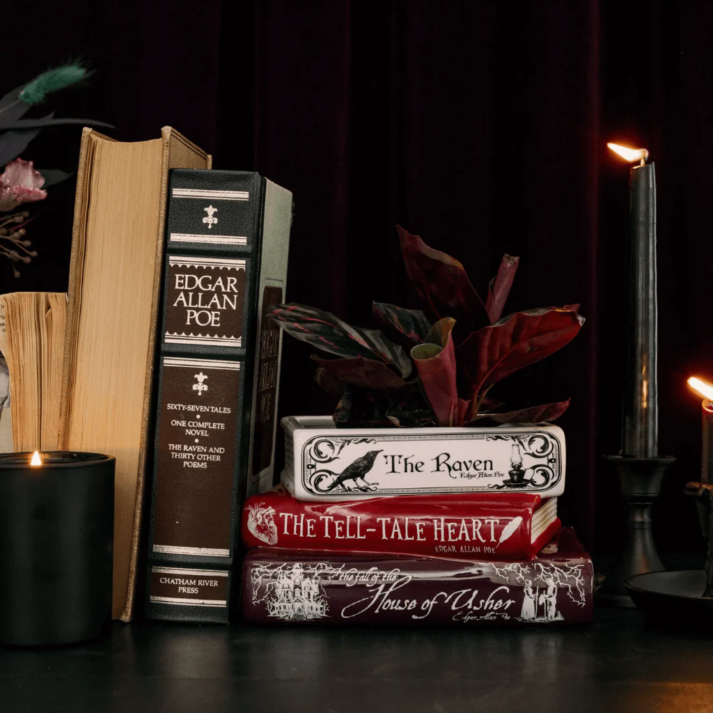 Edgar Allan Poe Book Planter - Image 4
