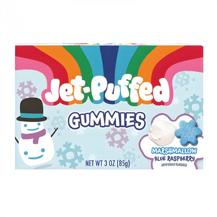 Jet-Puffed Marshmallow Flavoured Gummies 85g Theatre Box