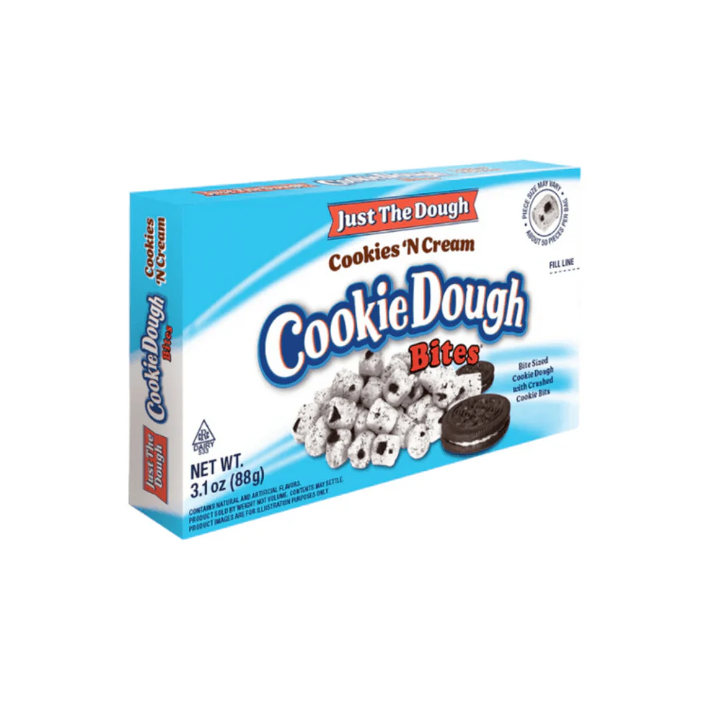 Just The Dough Cookies ’N Cream Cookie Dough Bites (88g)