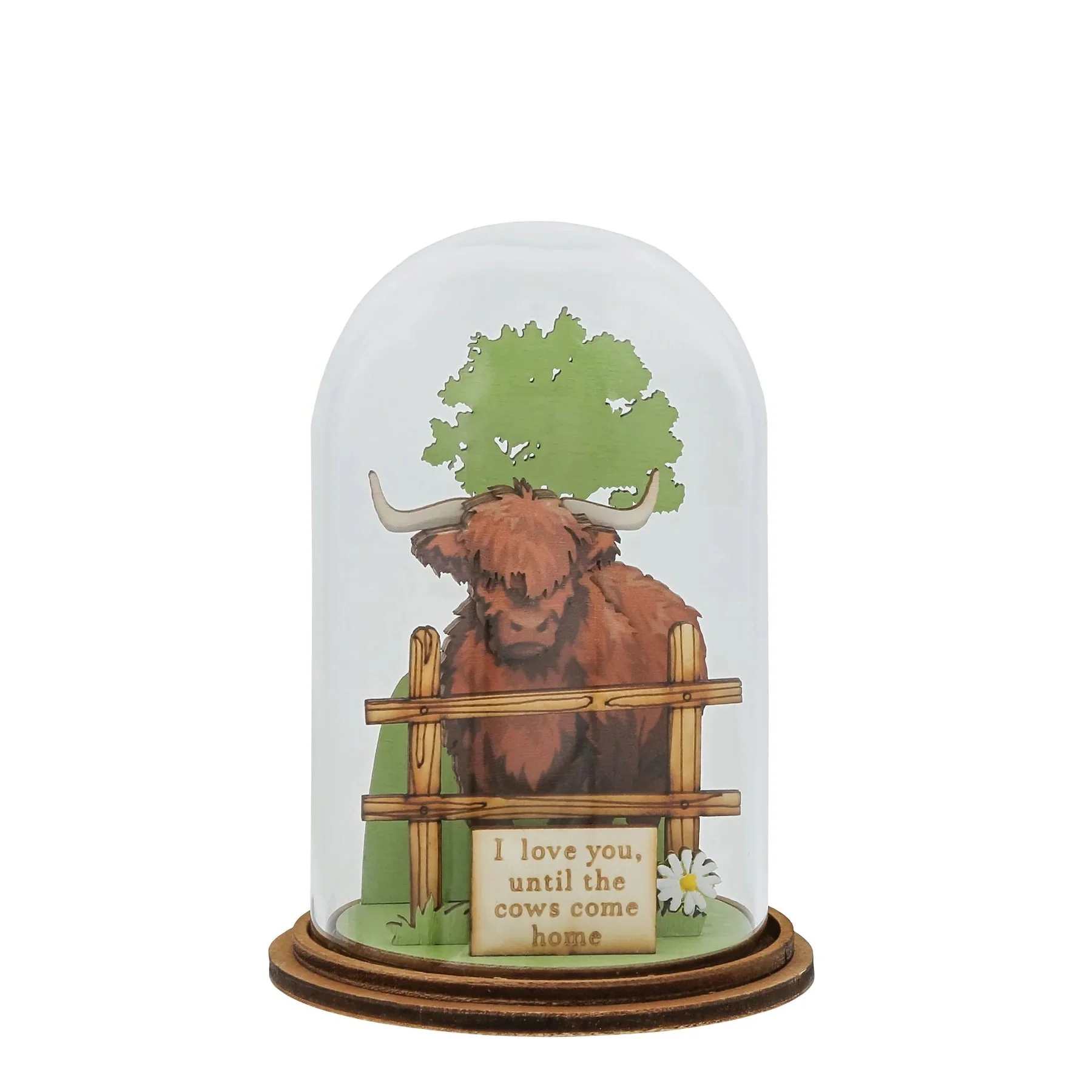 Kloche Highland Cow Figurine