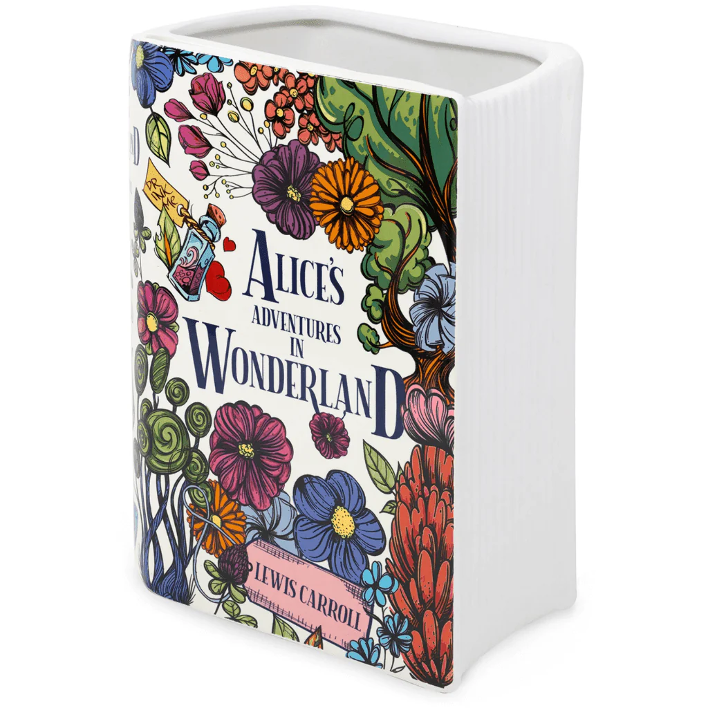 Large Book Vase – Alice’s Adventures in Wonderland - Image 3