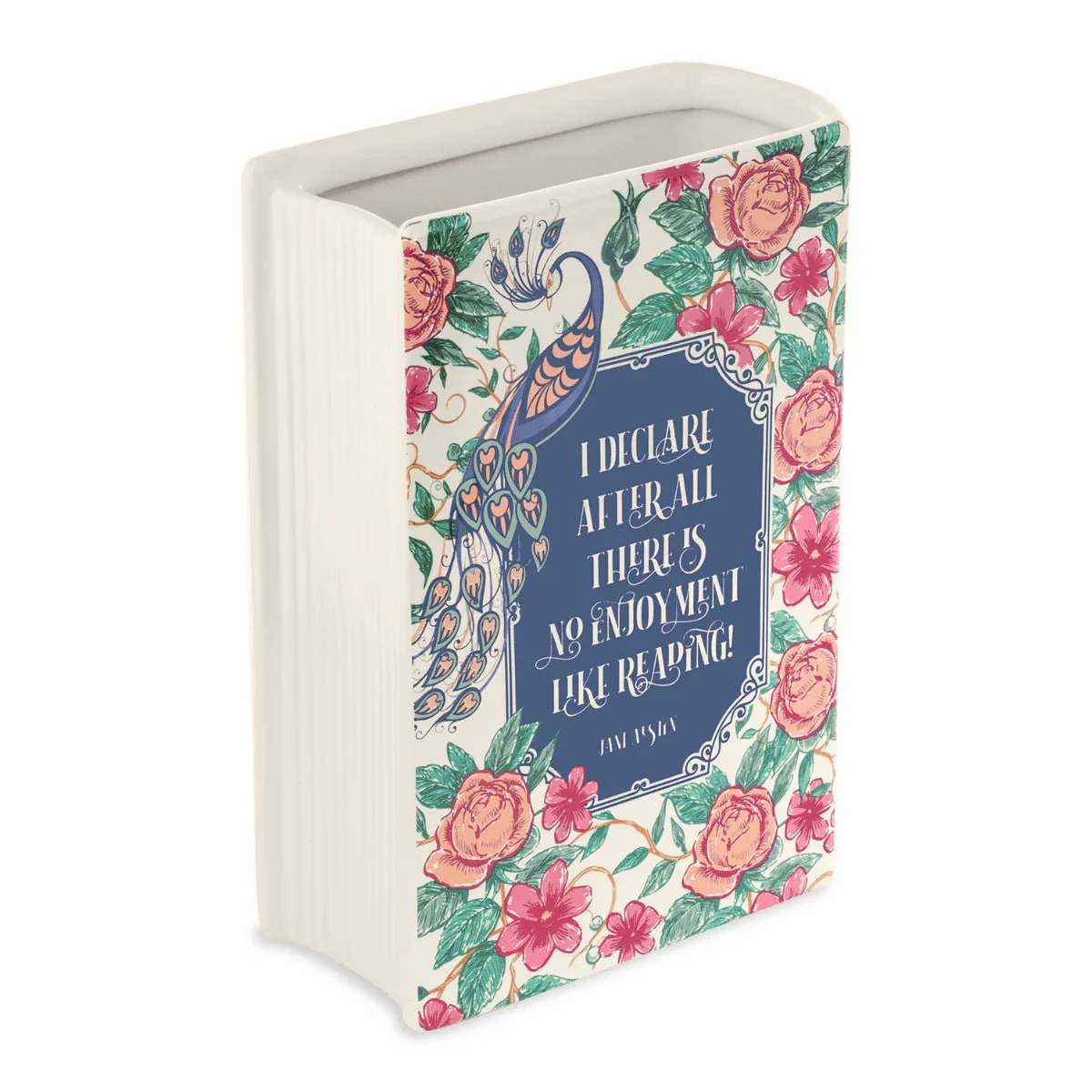 Pride and Prejudice Floral Book Vase - Image 3