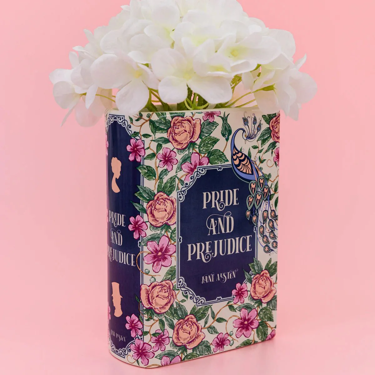 Pride and Prejudice Floral Book Vase - Image 4