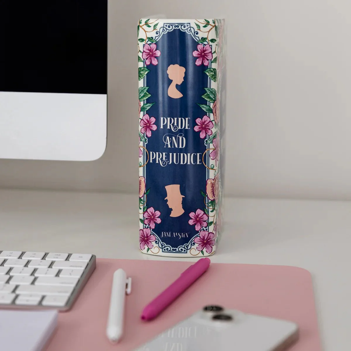 Pride and Prejudice Floral Book Vase - Image 6