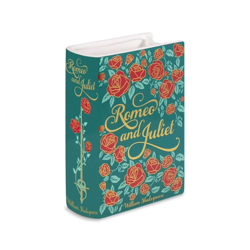 Romeo and Juliet Floral Book Vase - Image 3