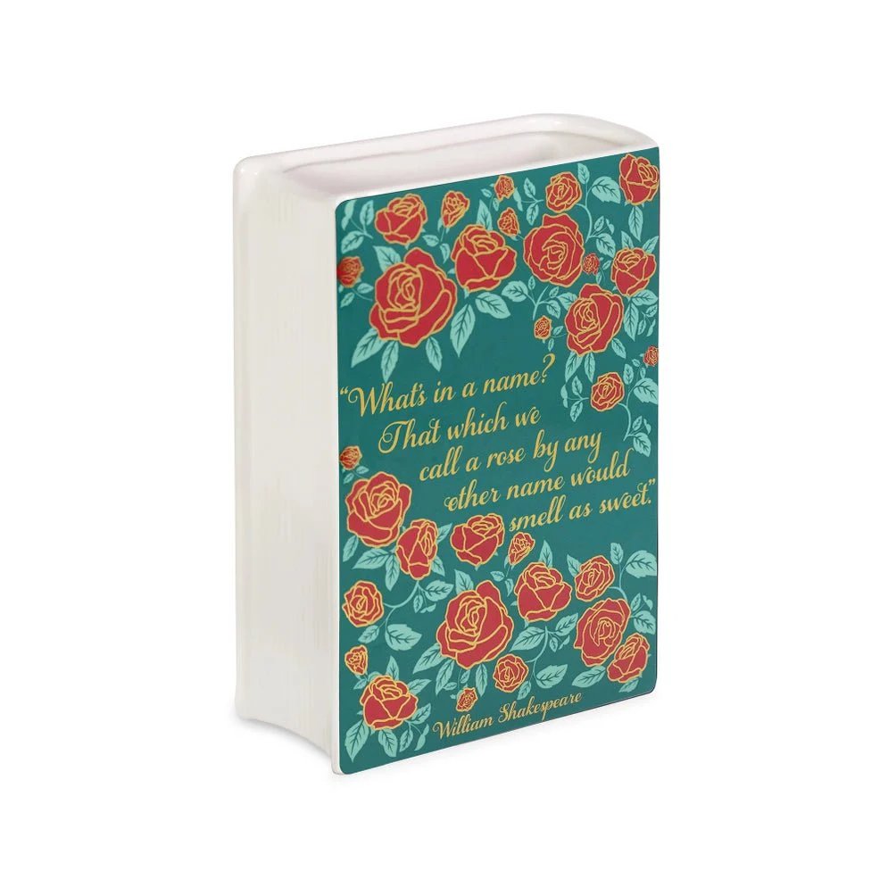 Romeo and Juliet Floral Book Vase - Image 4