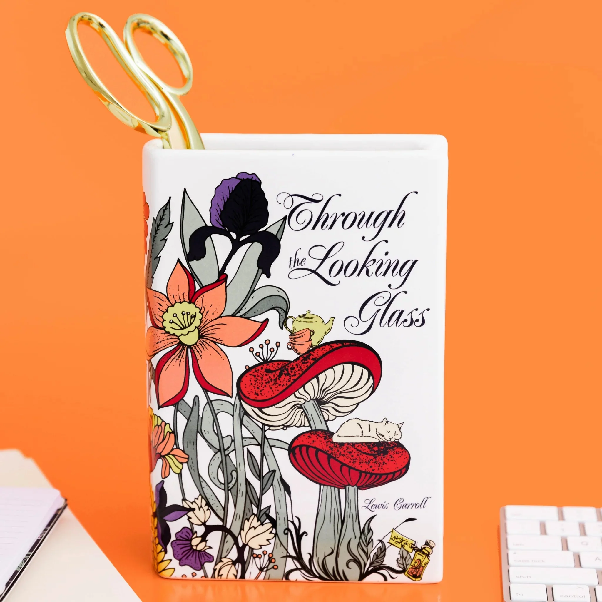 Through the Looking-Glass Book Vase - Image 4