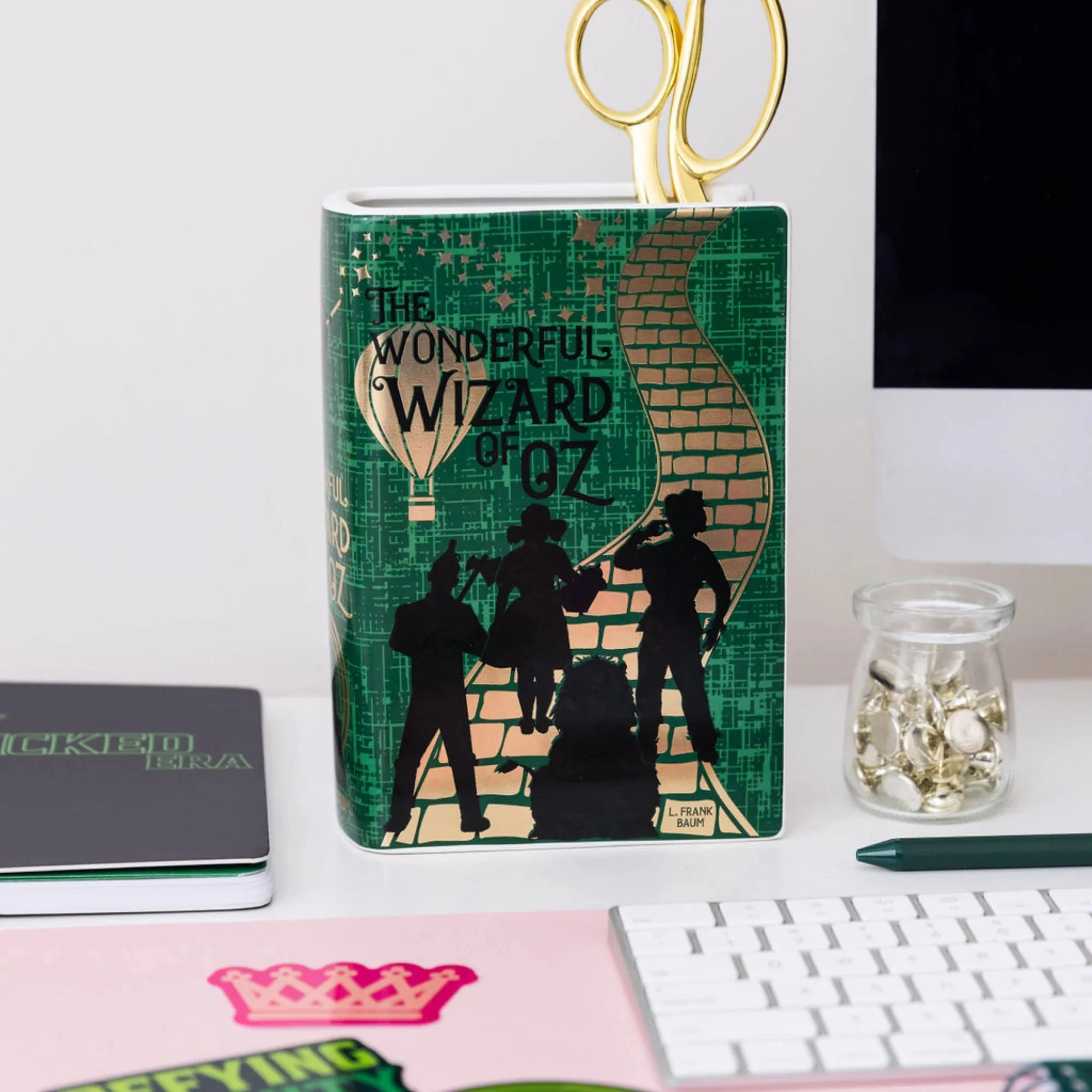 Wizard of Oz Yellow Brick Road Book Vase - Image 3