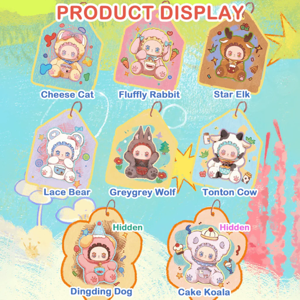 Lovely Emma Pocket Zoo Plush Blind Box Collectables - Image 3