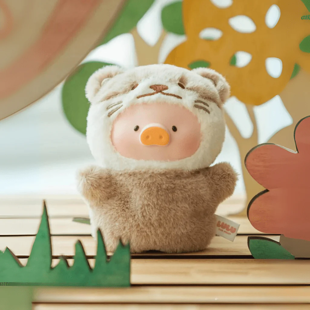 Lulu The Piggy Animal Party Plush Keyring Blind Box - Image 9