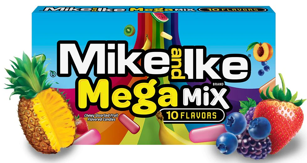 Mike & Ike Mega Mix 120g Theatre Box