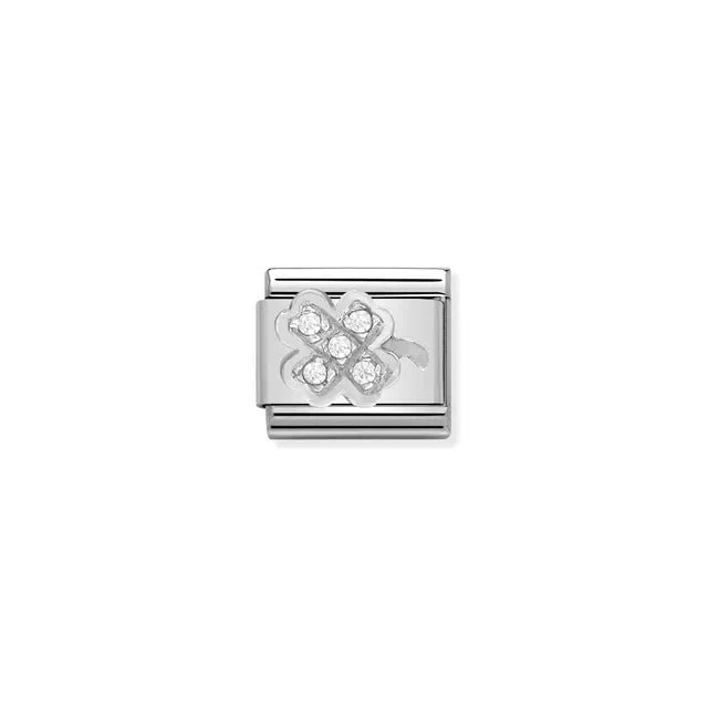 Nomination Composable Link - Clover In Silver