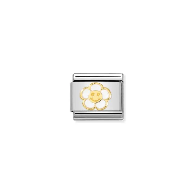 Nomination Composable Link - Flower With Smile