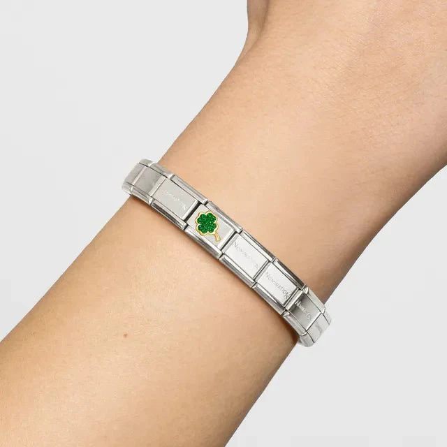 Nomination Composable Link - Glitter Four-Leaf Clover - Image 3