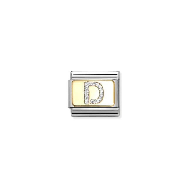 Nomination Composable Link -  Glitter Letter D