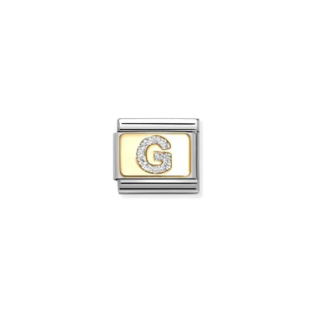Nomination Composable Link -  Glitter Letter G