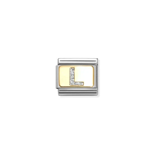 Nomination Composable Link -  Glitter Letter L