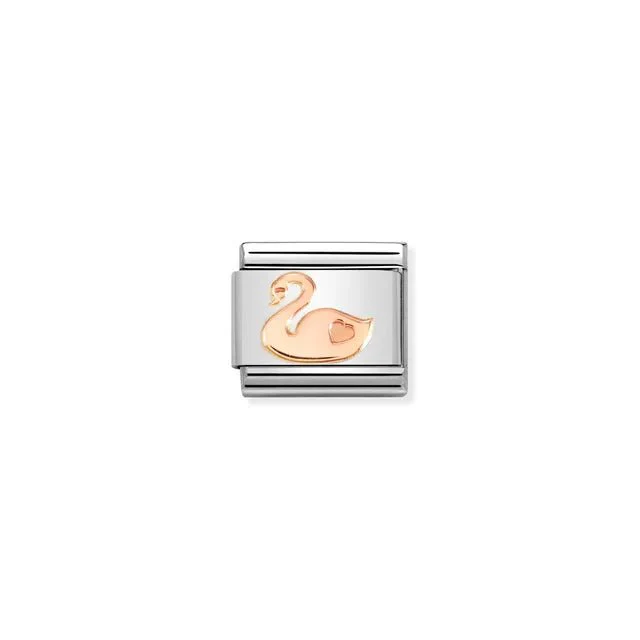 Nomination Composable Link Rose Gold - Swan