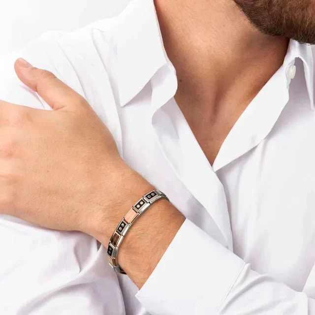 Nomination Composable Link - Number 60 In Rose Gold And Cubic Zirconia - Image 4