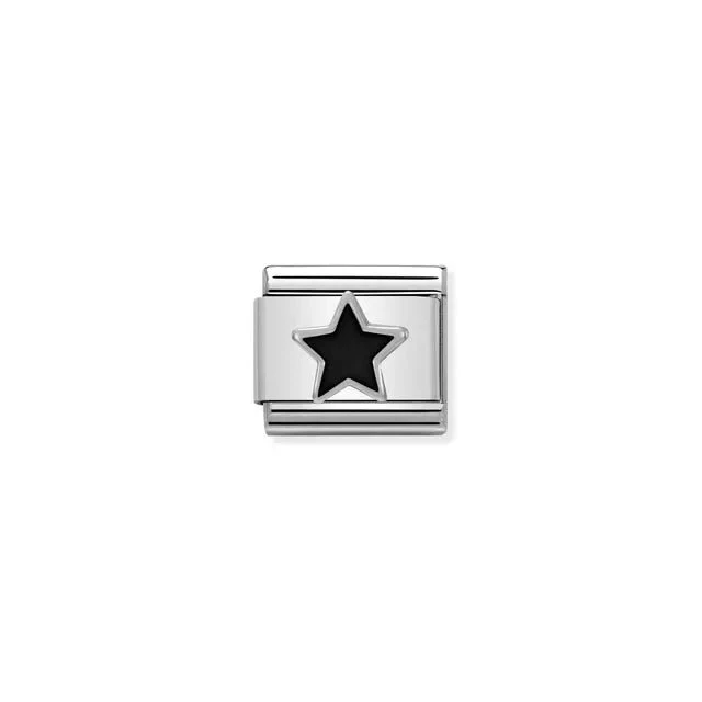 Nomination Composable Link Silver - Black Star