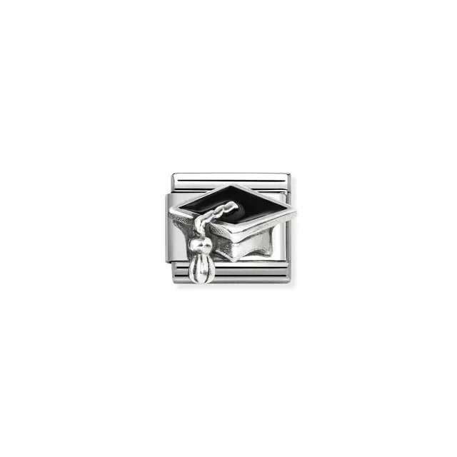 Nomination Composable Link Silver - Graduation Hat