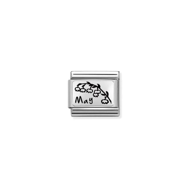 Nomination Composable Link Silver - May Flower