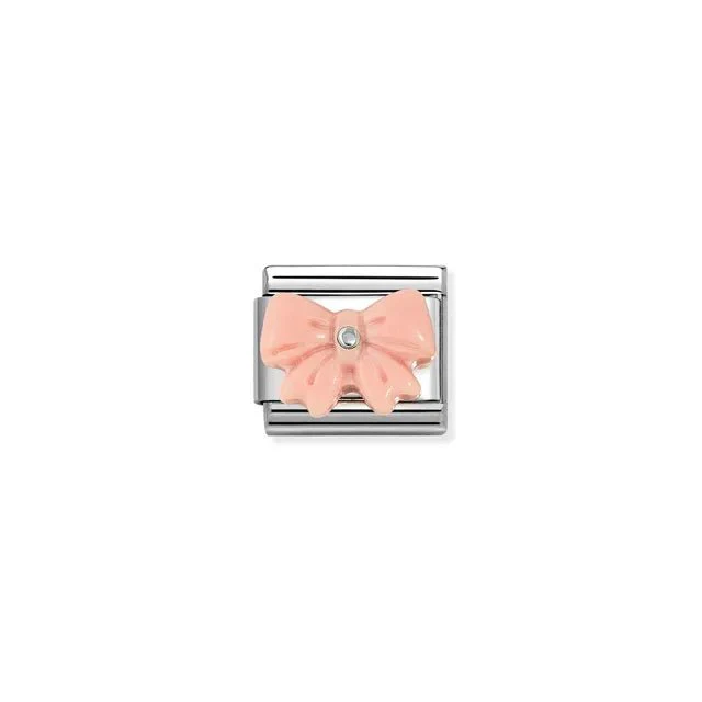 Nomination Composable Link Silver - Pink Bow