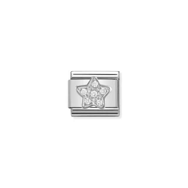 Nomination Composable Link - Star In Silver
