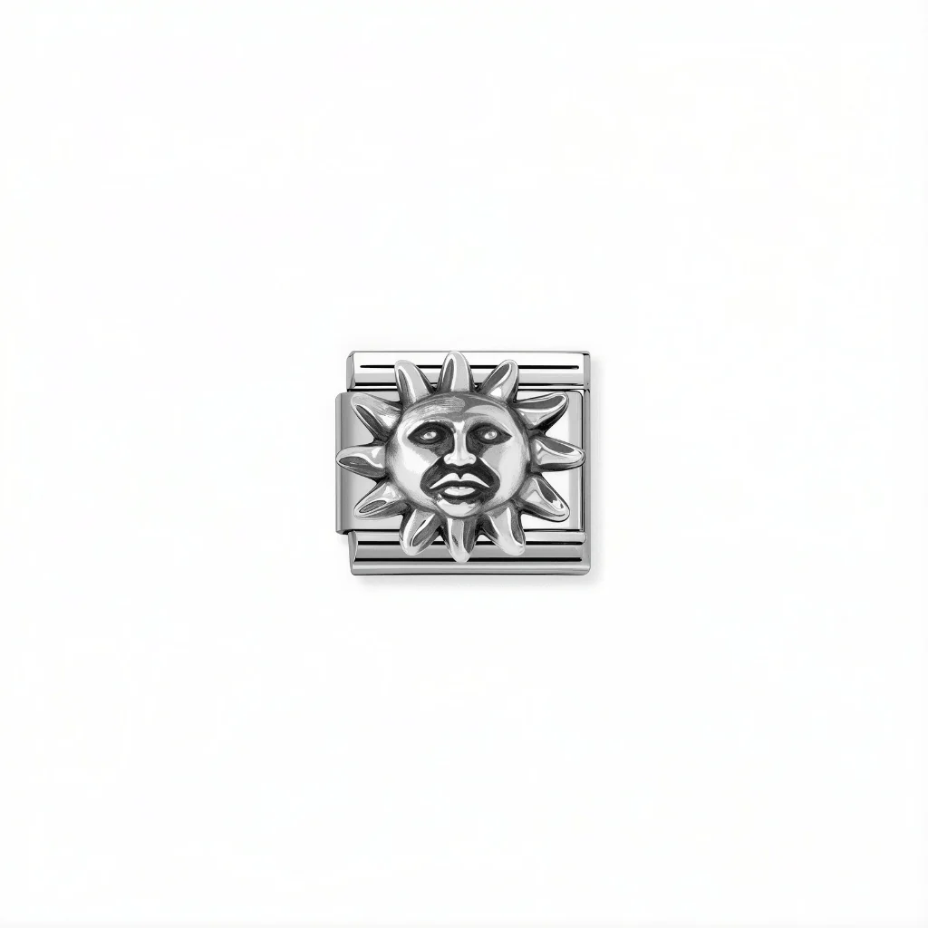 Nomination Composable Link - Sun in Silver