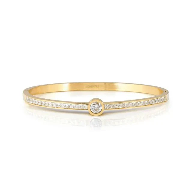 Nomination Pretty Bangles Bracelet - Central White CZ