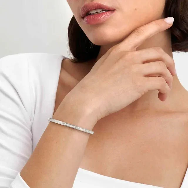 Nomination Pretty Bangles Bracelet - White CZ - Image 3