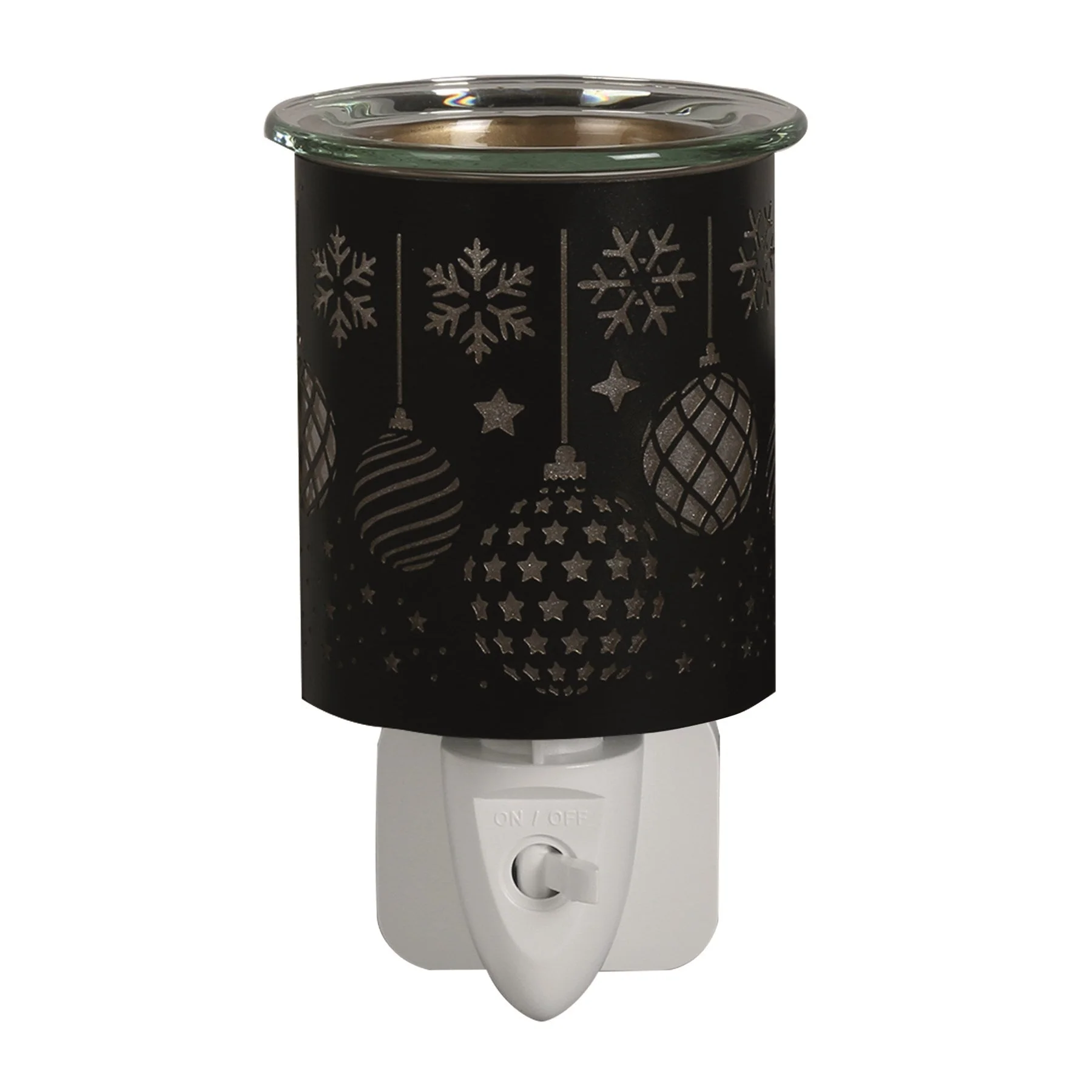 Plug In Wax Warmer -  Black & Gold Silhouette Baubles - Image 2