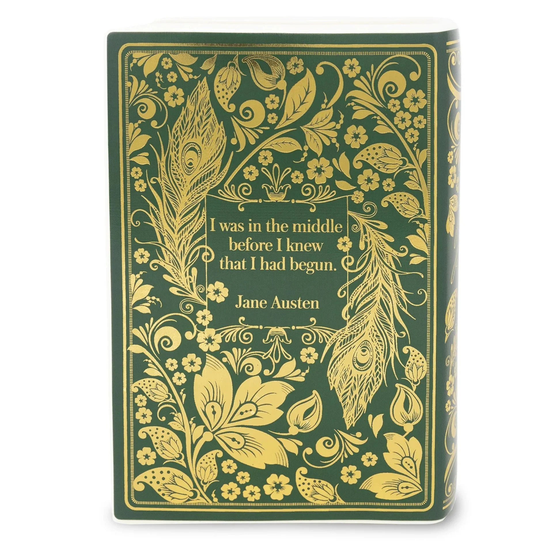 Pride and Prejudice Gold-Foil Book Vase - Image 5