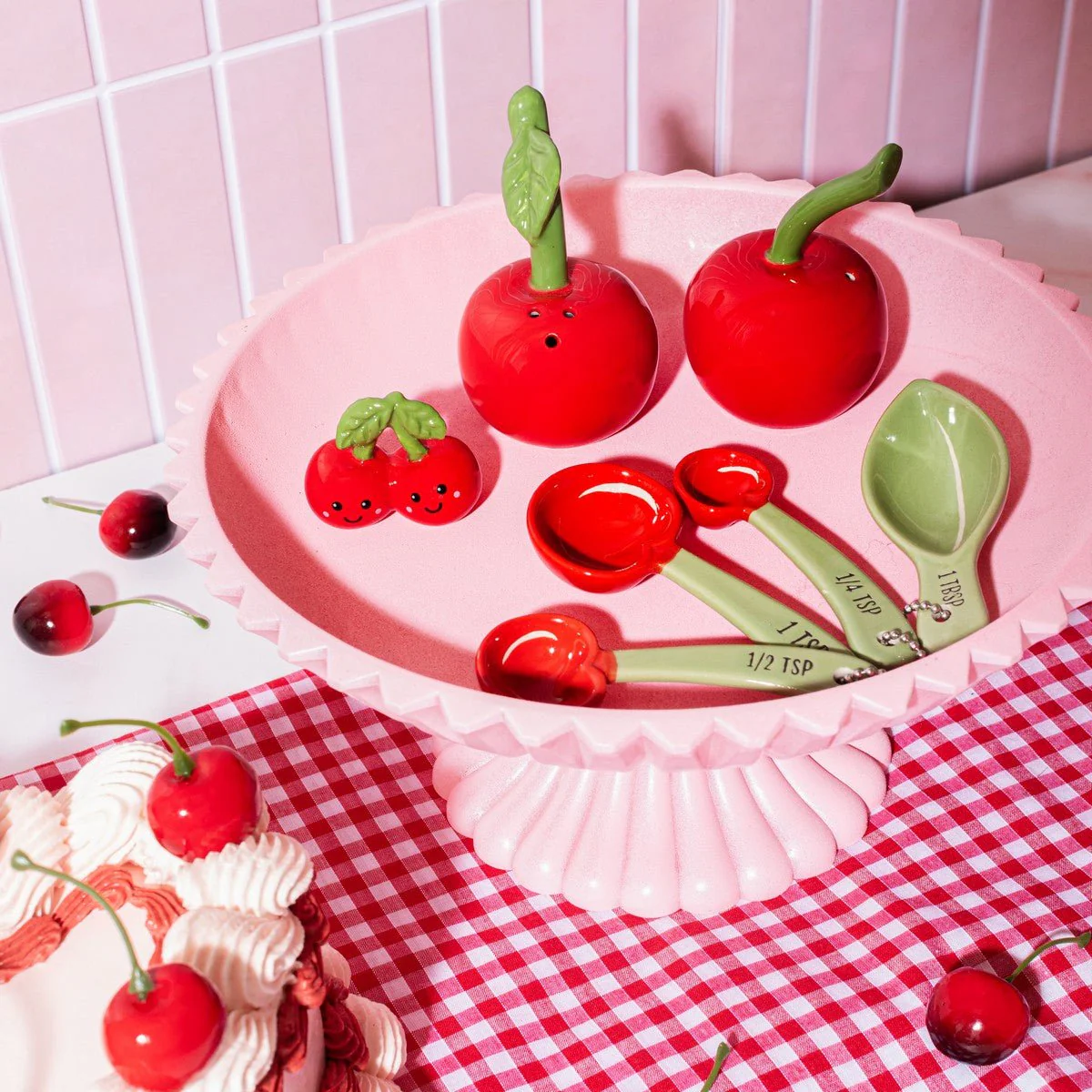 Cherry Salt & Pepper Shakers - Image 6
