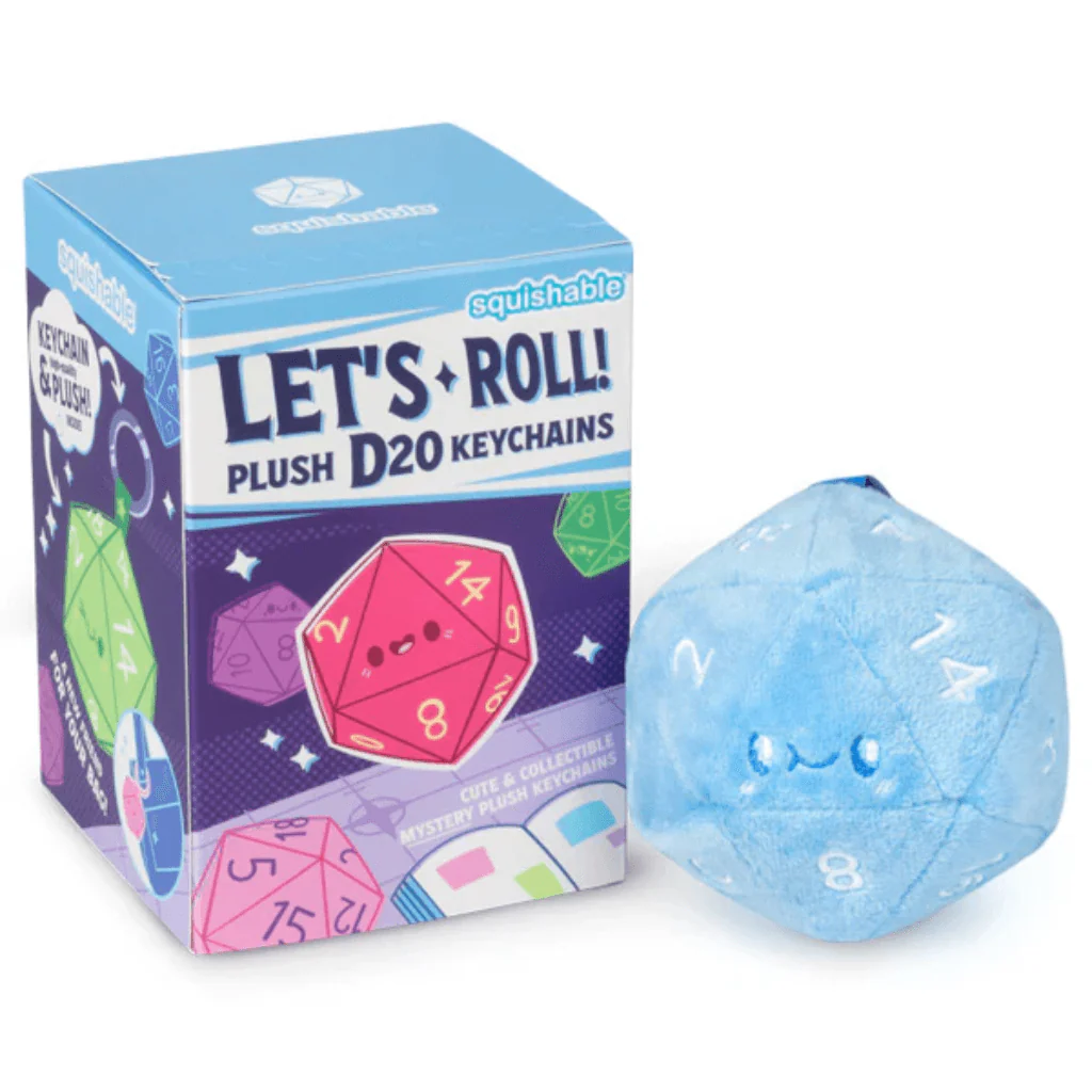 Squishable Let’s Roll D20 Plush Keychain Blind Box - Image 2