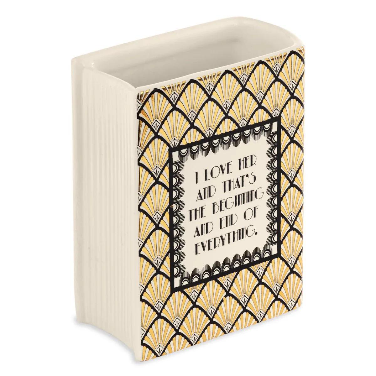 Great Gatsby Art Deco Book Vase - Image 3