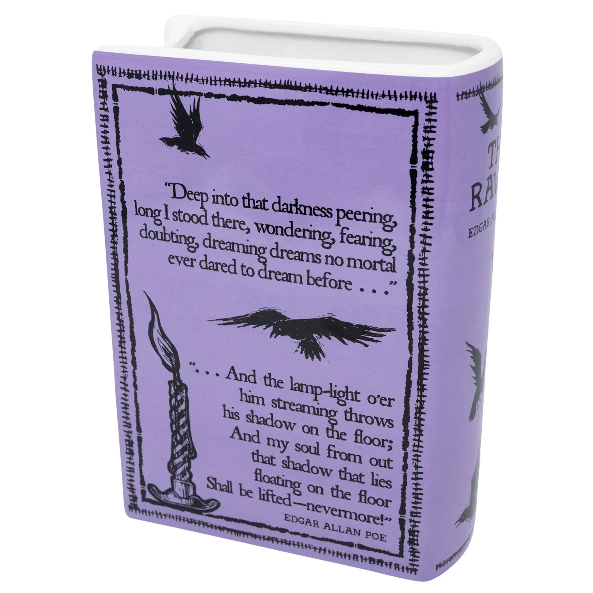 The Raven Gothic Book Vase - Image 3
