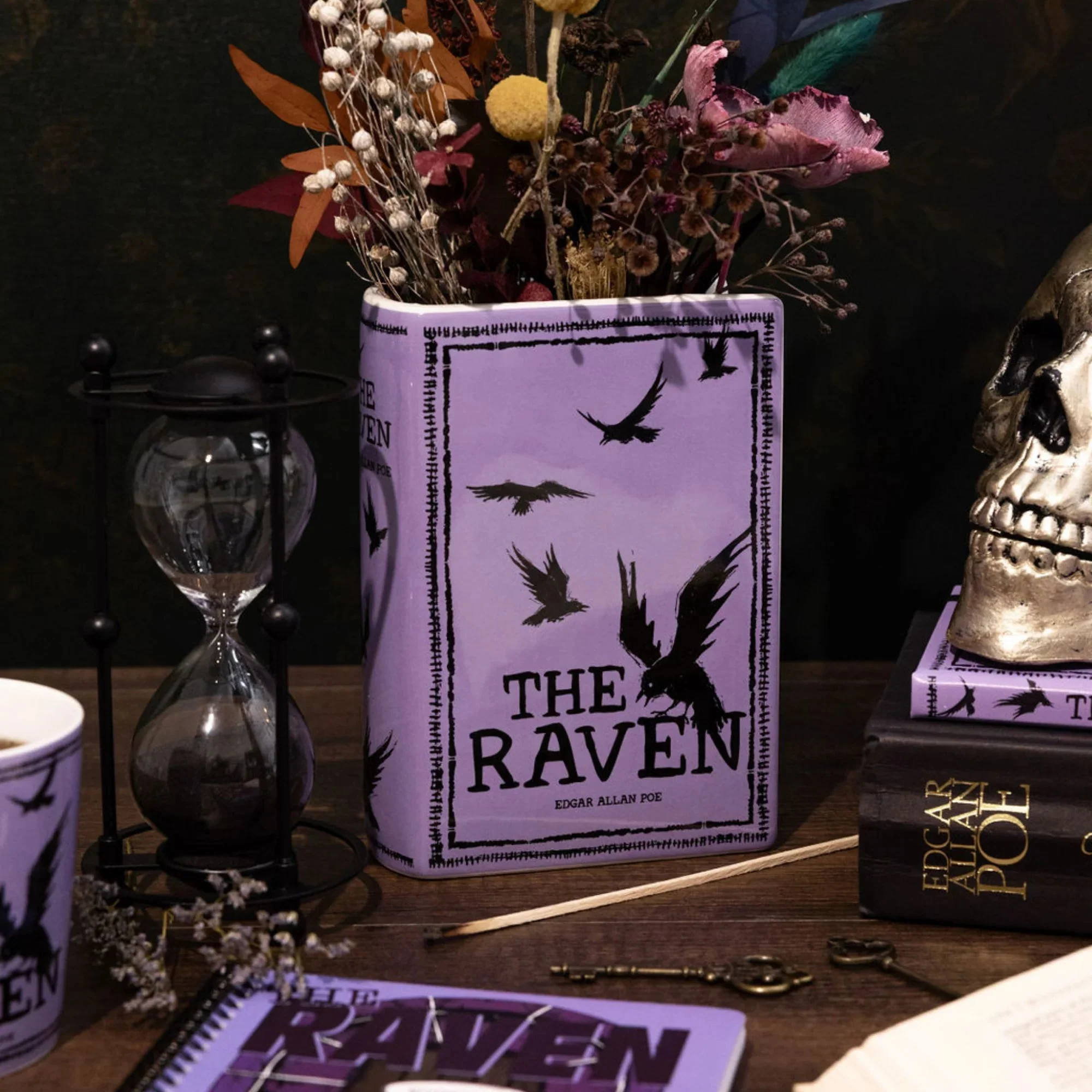 The Raven Gothic Book Vase - Image 4