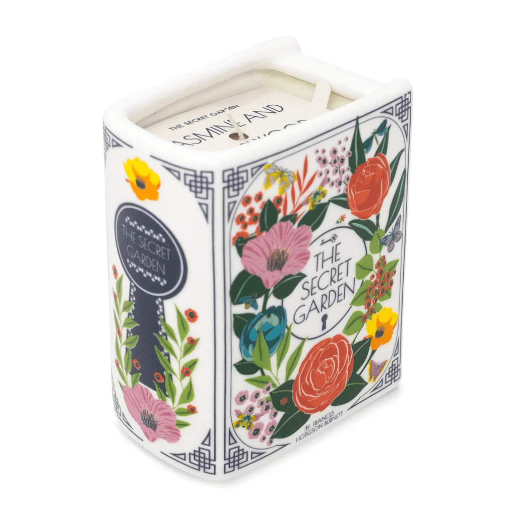 The Secret Garden Book Shaped Ceramic Candle - Image 4