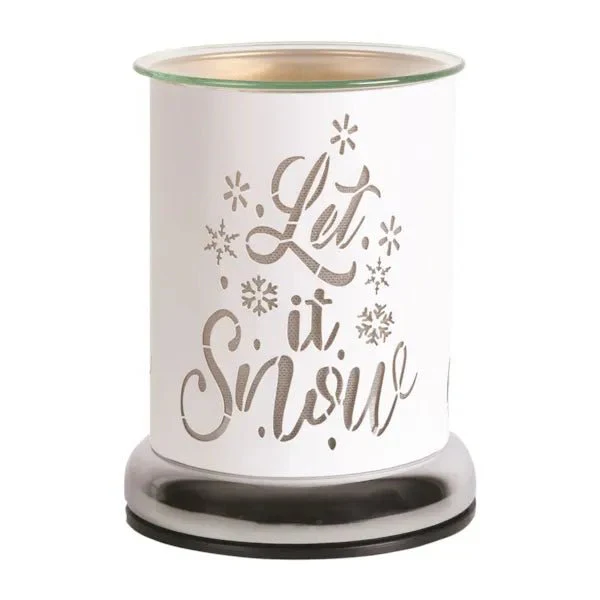 Touch Electric Wax Melt Burner – White Let It Snow 17cm - Image 2