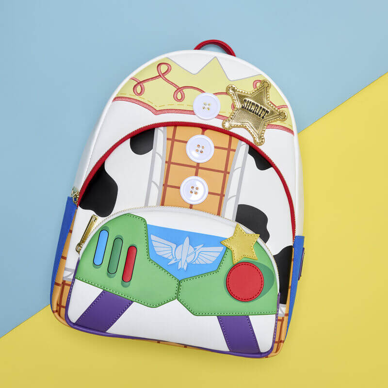 Toy Story 5 Triple Pocket Jessie, Woody, & Buzz Mini Backpack - Image 7