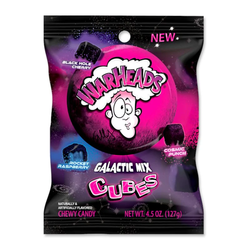 Warheads Galactic Cubes 127g